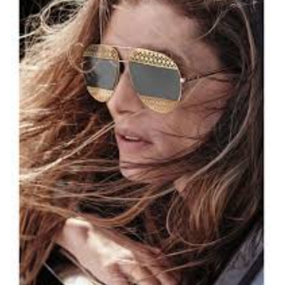 Dior Split Gold Sunglasses - Picture 7 of 7